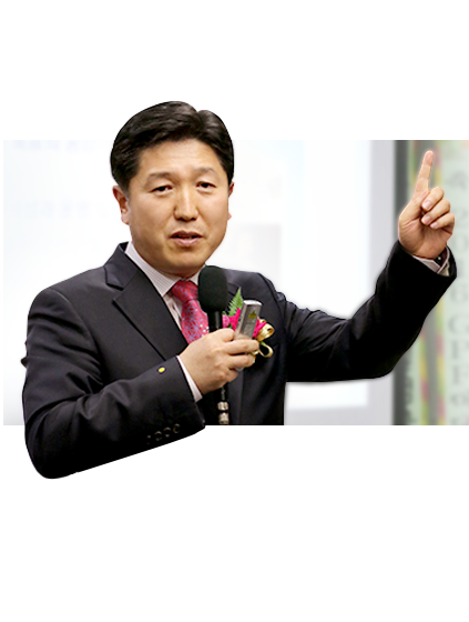 정태영 사무총장의 웃는모습